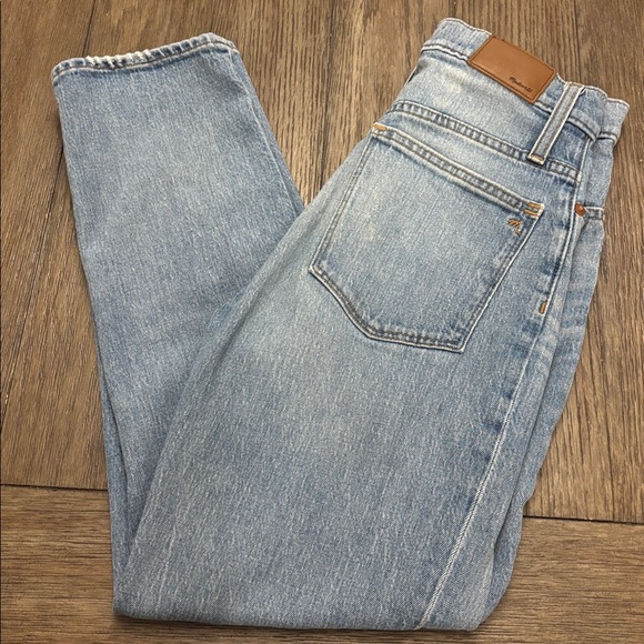 Madewell Classic Straight Light Blue Denim Jeans Size 26 - Picture 1 of 14